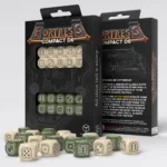 Fortress Compact Dobbelset – Beige en olijfgroen 14 mm 2
