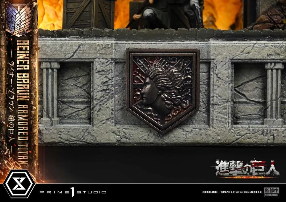 Attack on Titan Diorama Statue – Reiner Braun Armored Titan 75 cm 24
