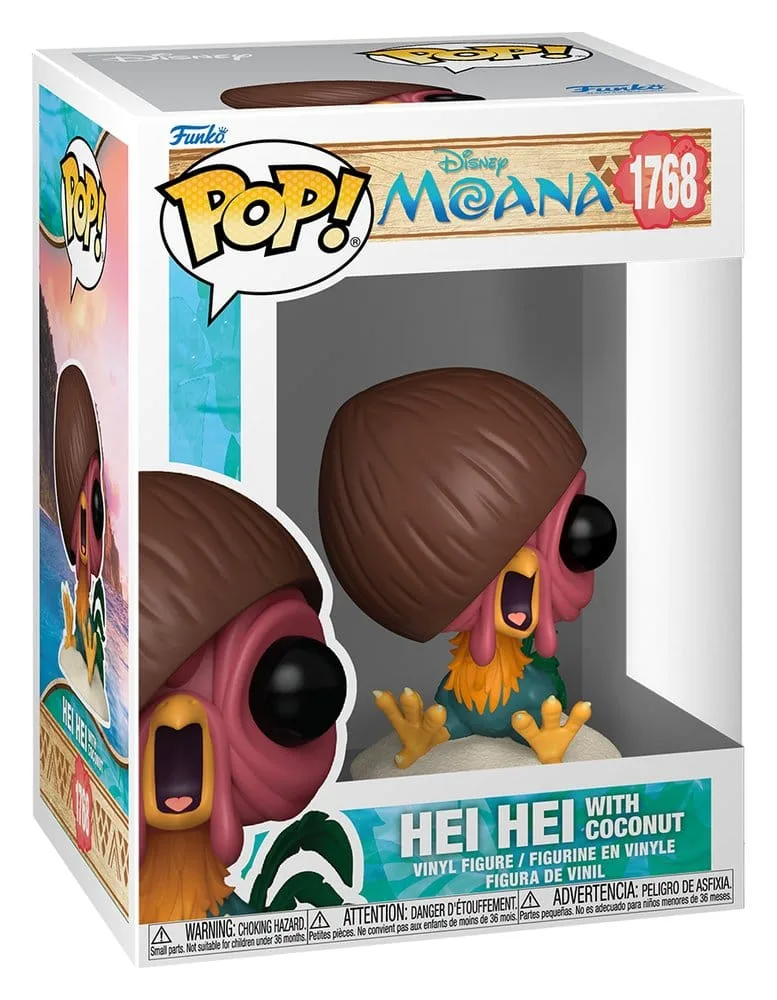Moana Pop & Buddy Figure – Hei Hei with Coconut 9 cm 2