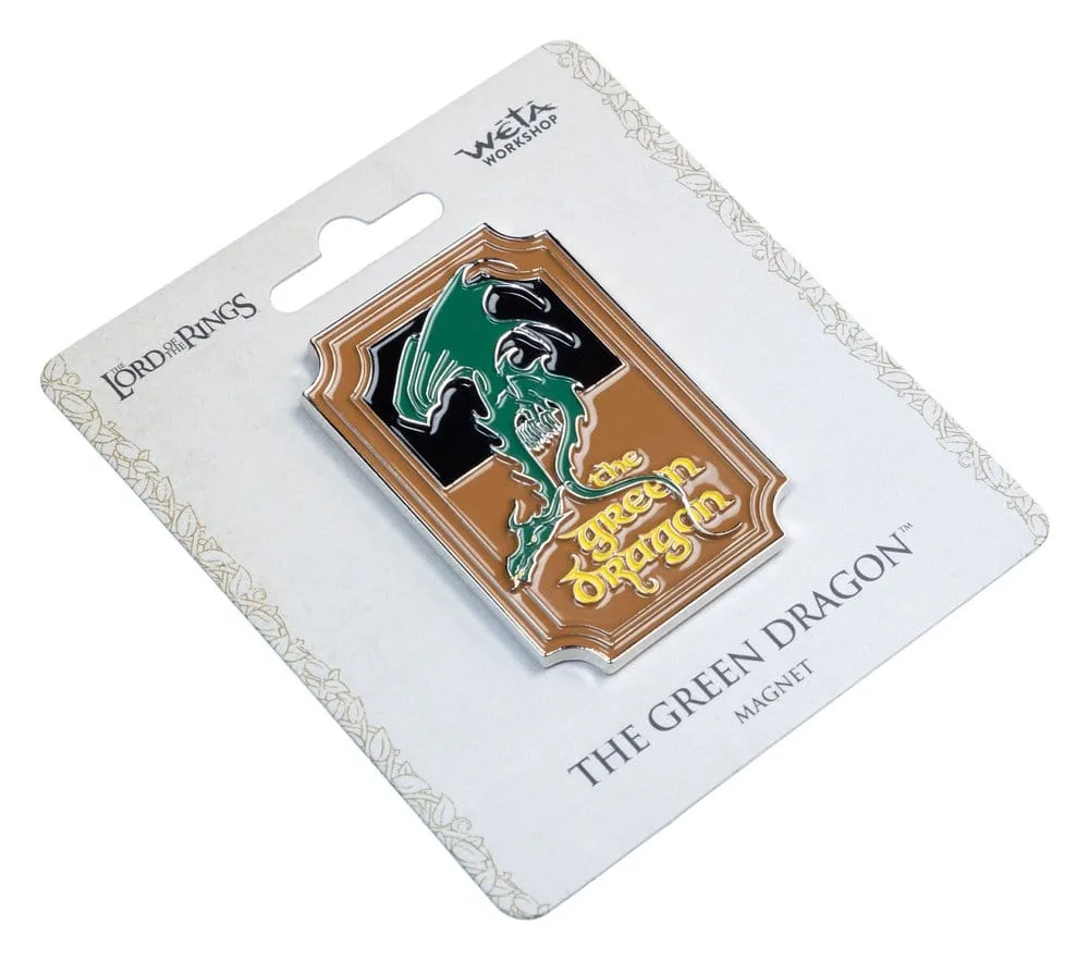 Lord of the Rings Magnet – The Green Dragon Enamel 7 cm 2