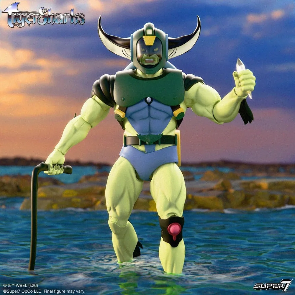 TigerSharks actiefiguur – Ultimates Wave 01 T-Ray 18 cm 2