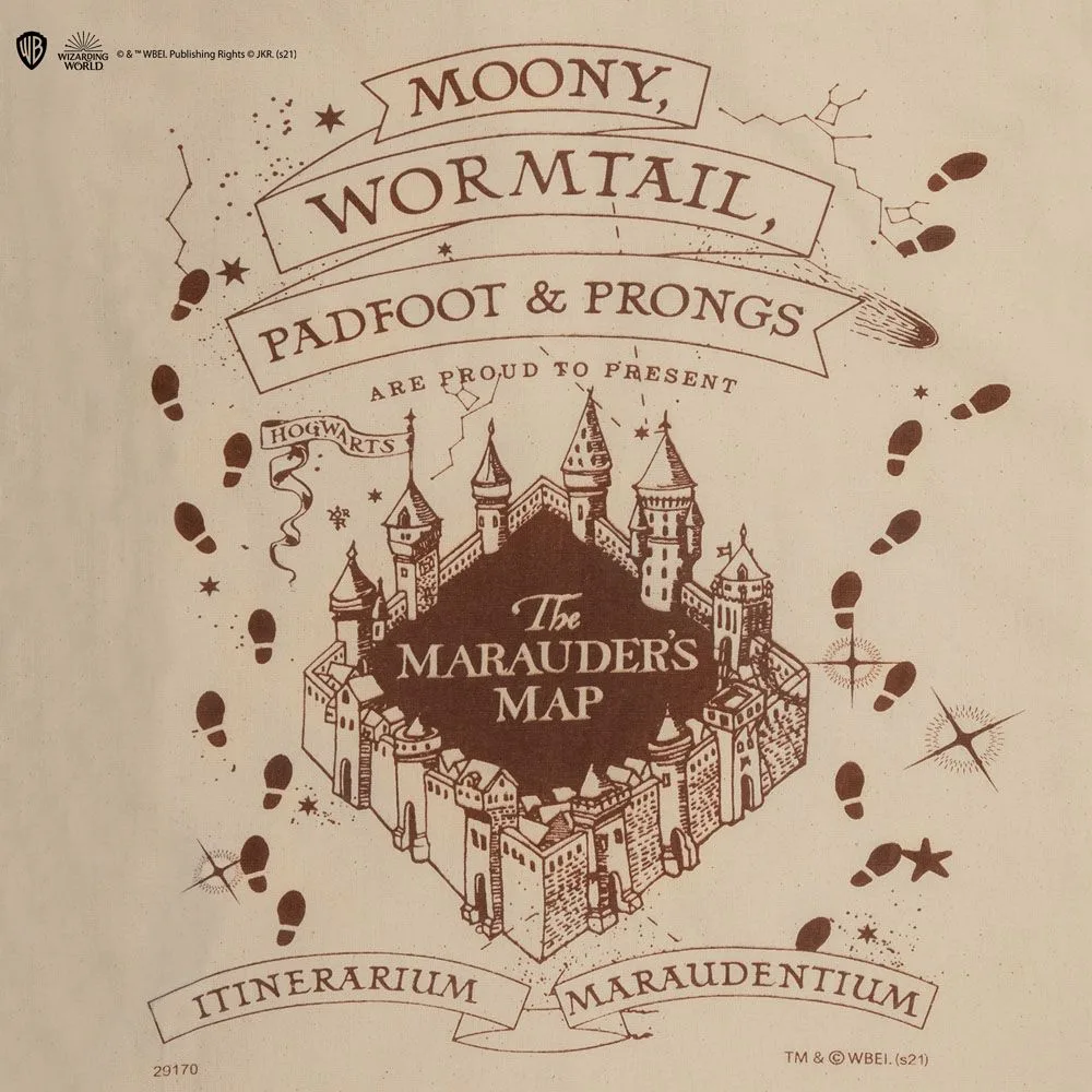 Harry Potter Tote Bag – Marauder’s Map 41 x 38 cm 4