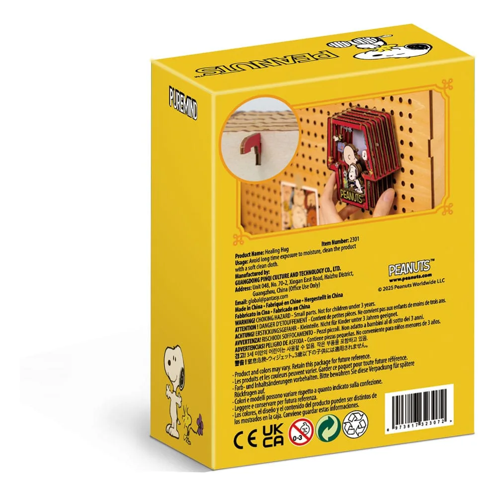 Peanuts Model Kit – Puremind Wooden Theater Healing Hug 4