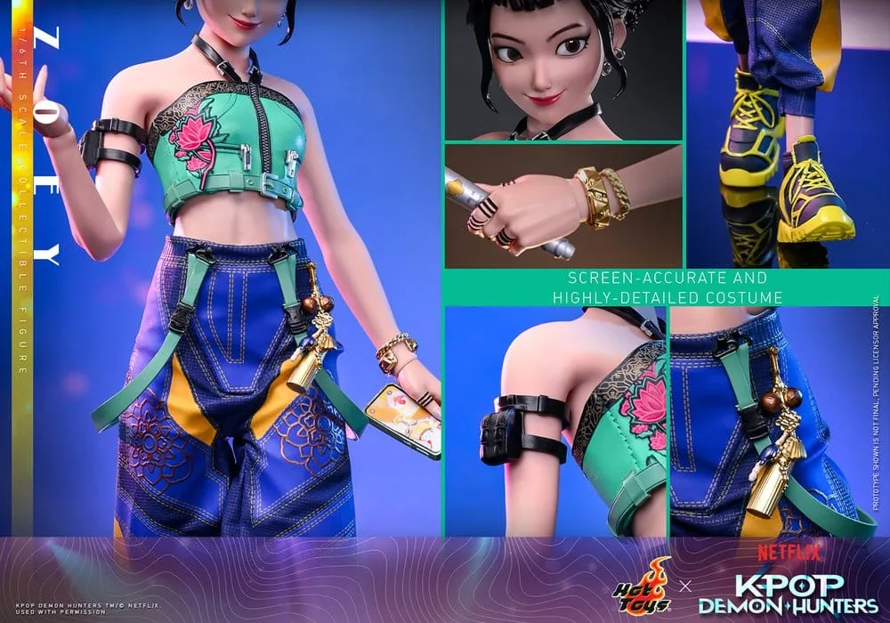 KPop Demon Hunters Action Figure – Zoey 1/6 Scale 27 cm 20