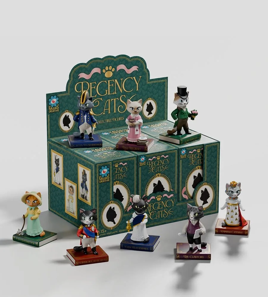 Regency Cats Minifiguren – Series 1 Blind-Box-Display 6er-Set 9 cm 11