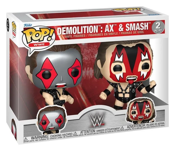 WWE Pop Vinyl Figures – Ax and Smash 2-Pack 9 cm 2