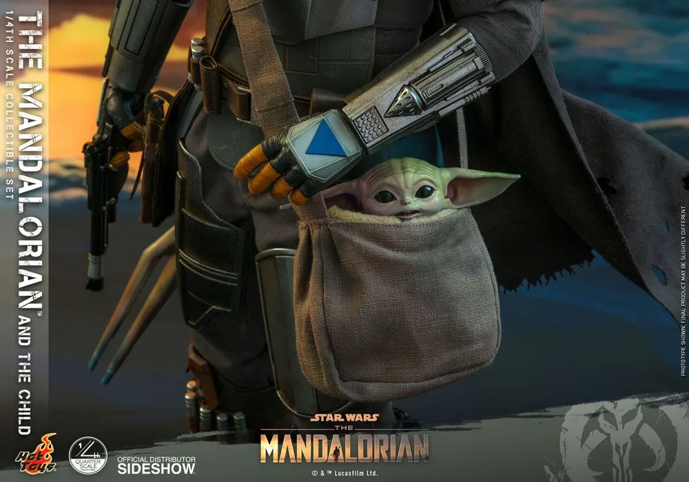 Star Wars Action Figure Set – The Mandalorian and The Child 1/4 5