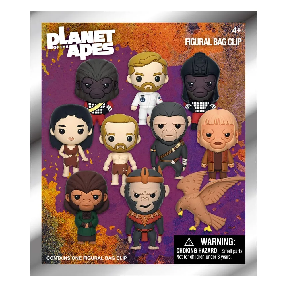 Planet of the Apes Bag Clips – Series 1 Display of 24 3