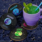 KPop Demon Hunters Coasters – Hunters & Demons Soundtrack Set of 4 2