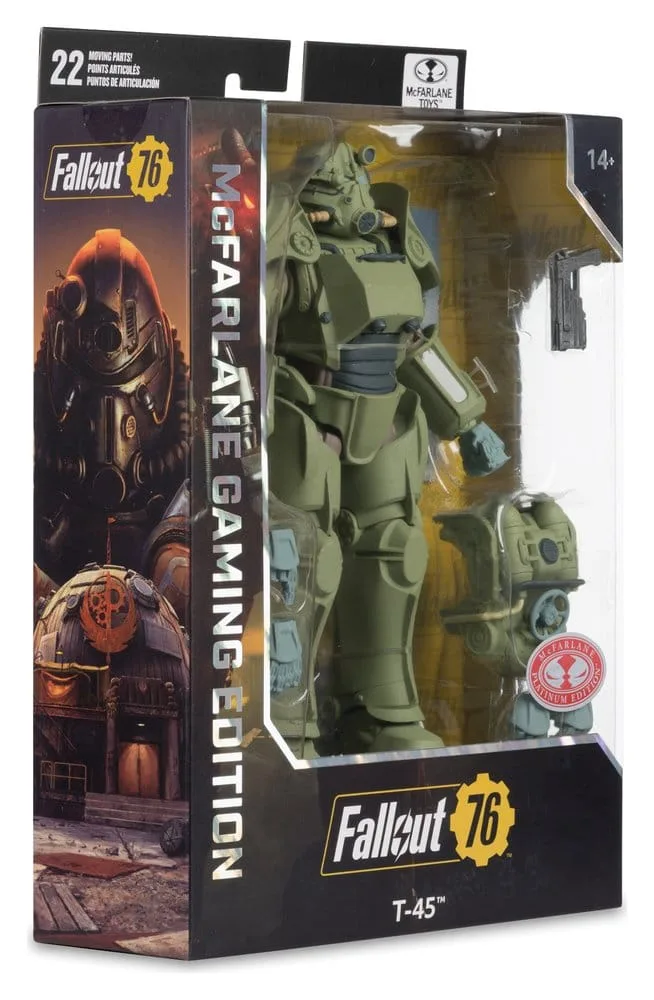 Fallout 76 Action Figure – T-45 Red Platinum Edition 20 cm 8