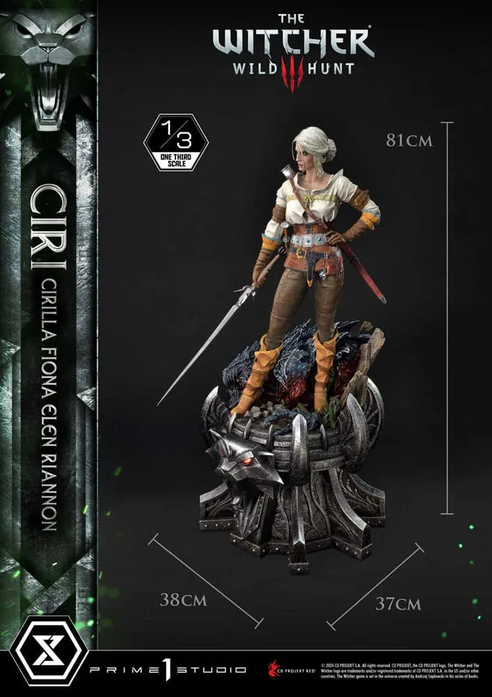 The Witcher 3 Beeld – Ciri Bonus Version 1/3 81 cm 16