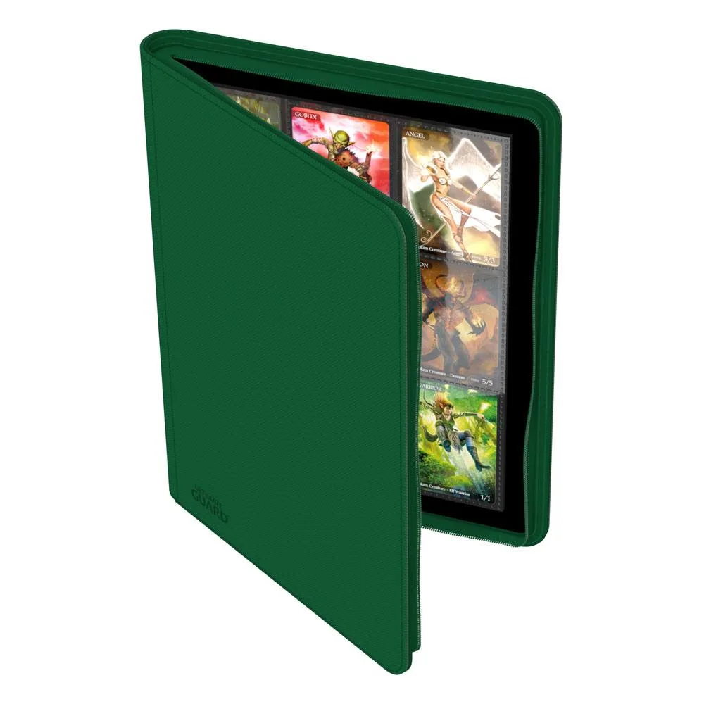 Ultimate Guard Card Binder – Green Zipfolio 360 18-Pocket Xenoskin 6