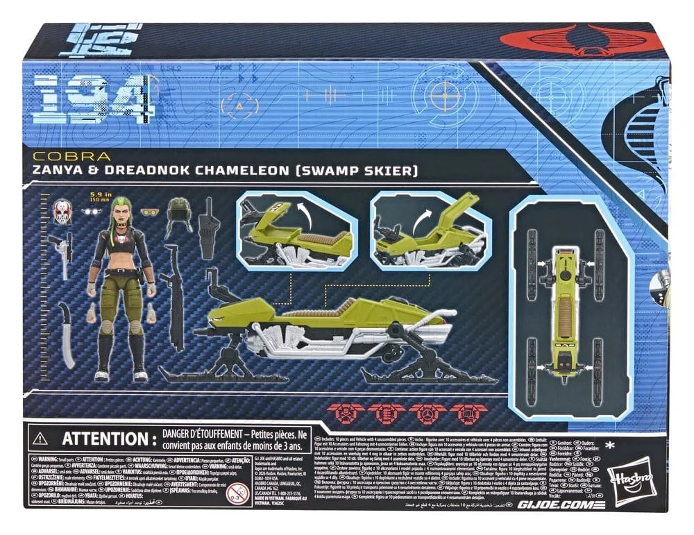 G.I. Joe Figure & Vehicle Set – Zanya & Dreadnok Chameleon 15 cm 2