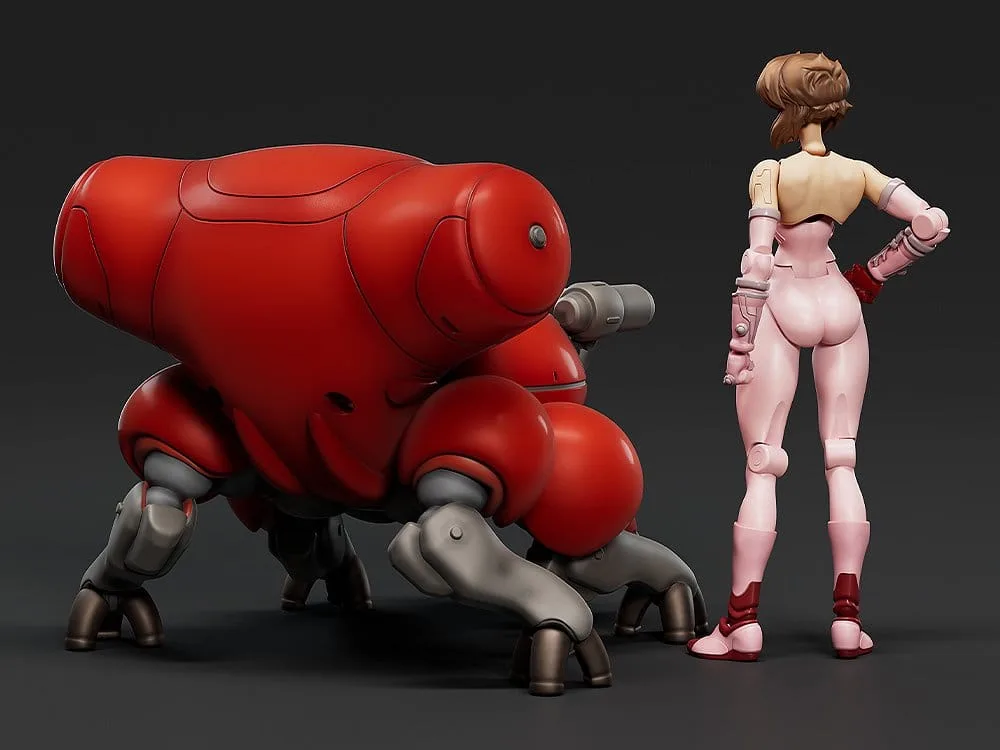 Ghost in the Shell Model Kit – Motoko Kusanagi with Fuchikoma 8 cm 3