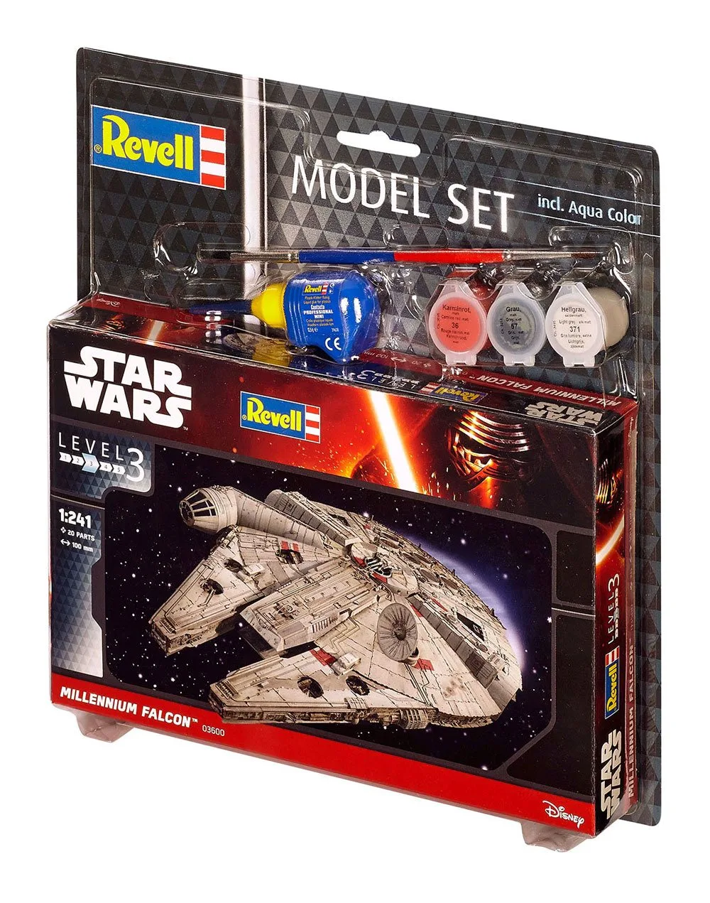 Star Wars Modellbausatz – Millennium Falcon 1:241 10 cm 2