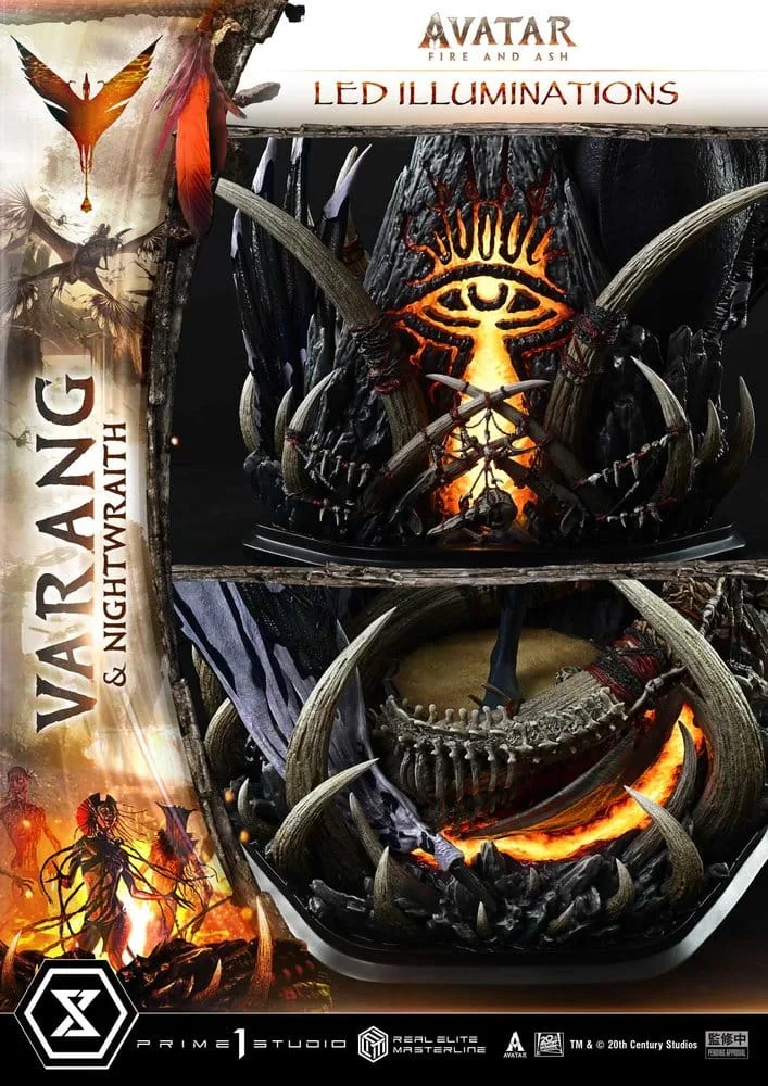 Avatar: Fire and Ash beeld – Varang & Nightwraith 96 cm 4