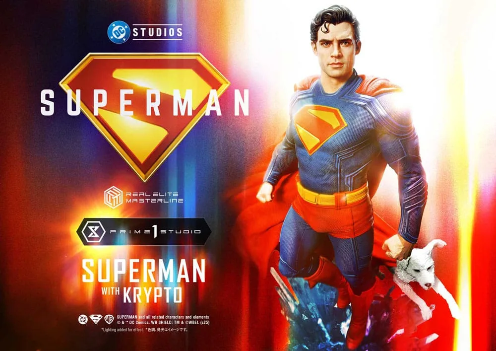 Superman 2025 Statue – With Krypto 1/3 Scale 95 cm 3