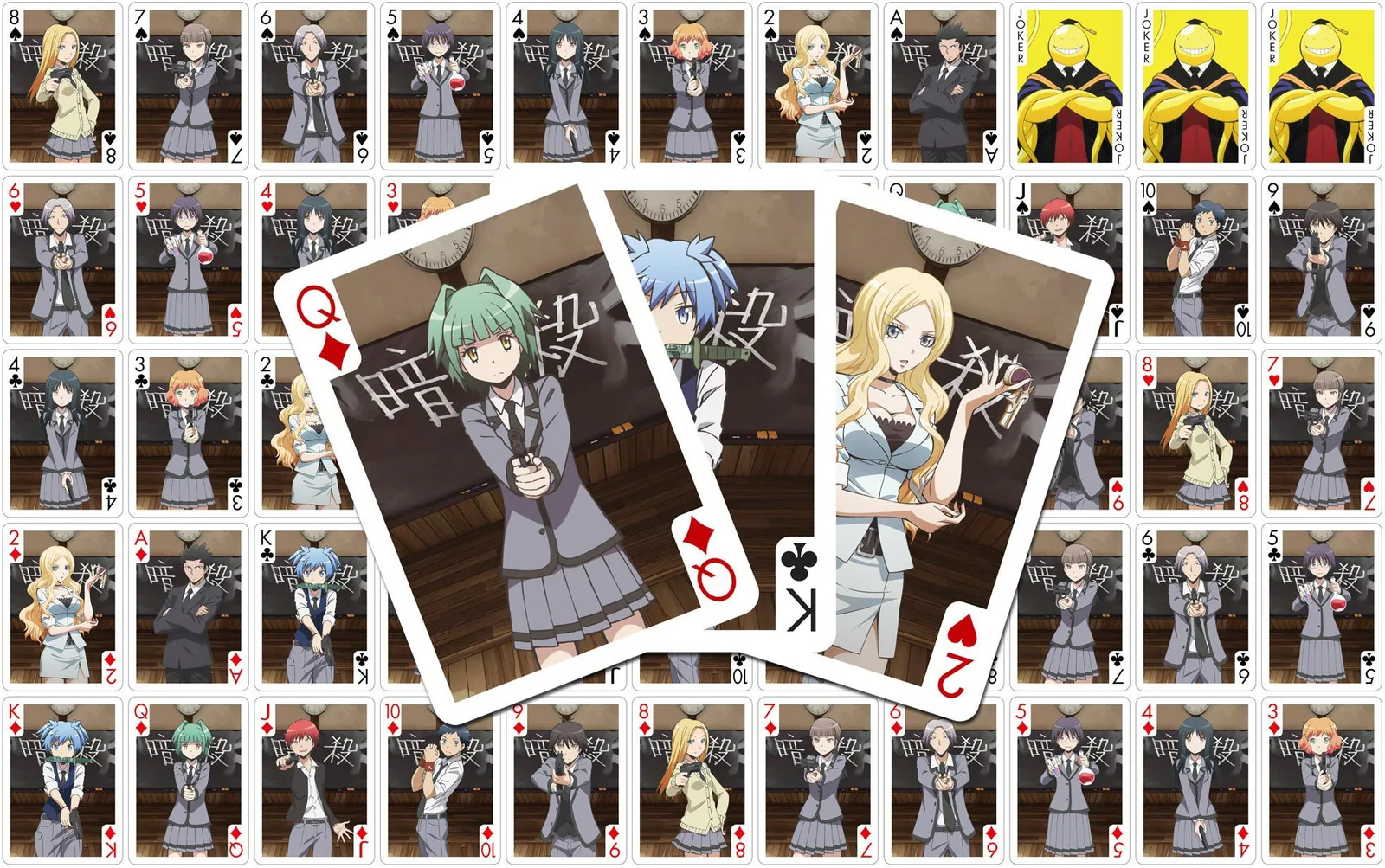 Assassination Classroom Playing Cards – Characters