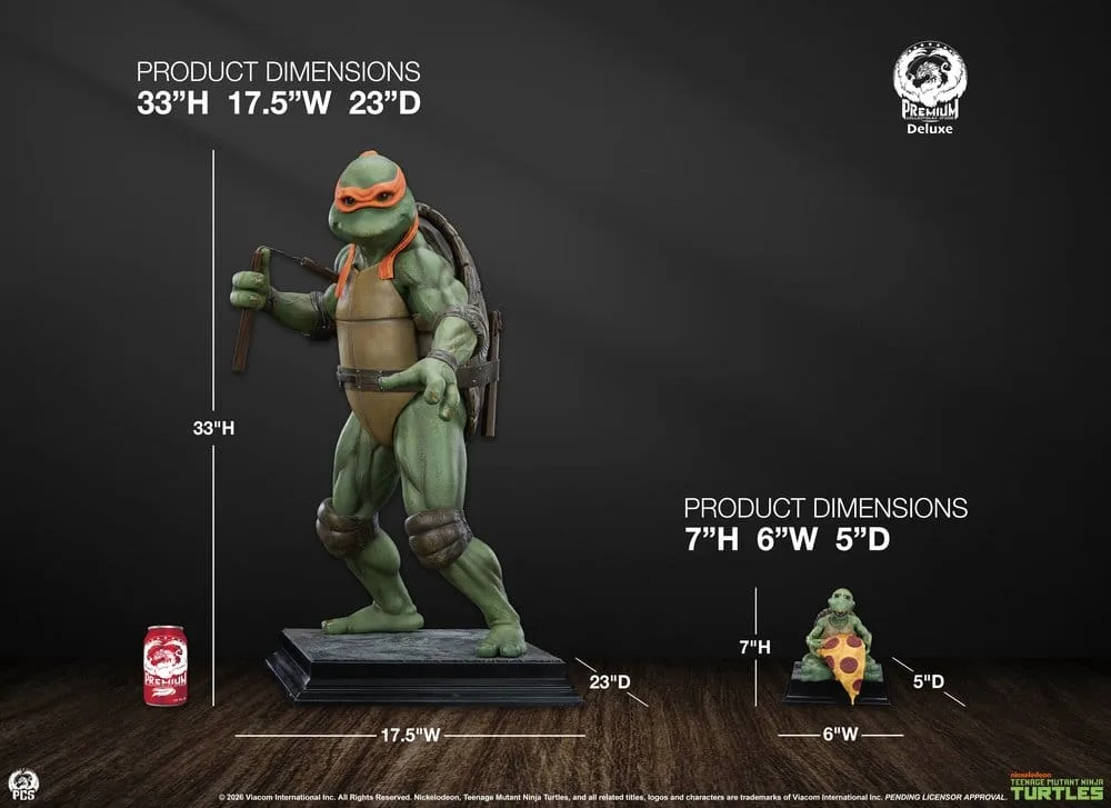 TMNT Statue – Michelangelo Deluxe Edition 84 cm 21