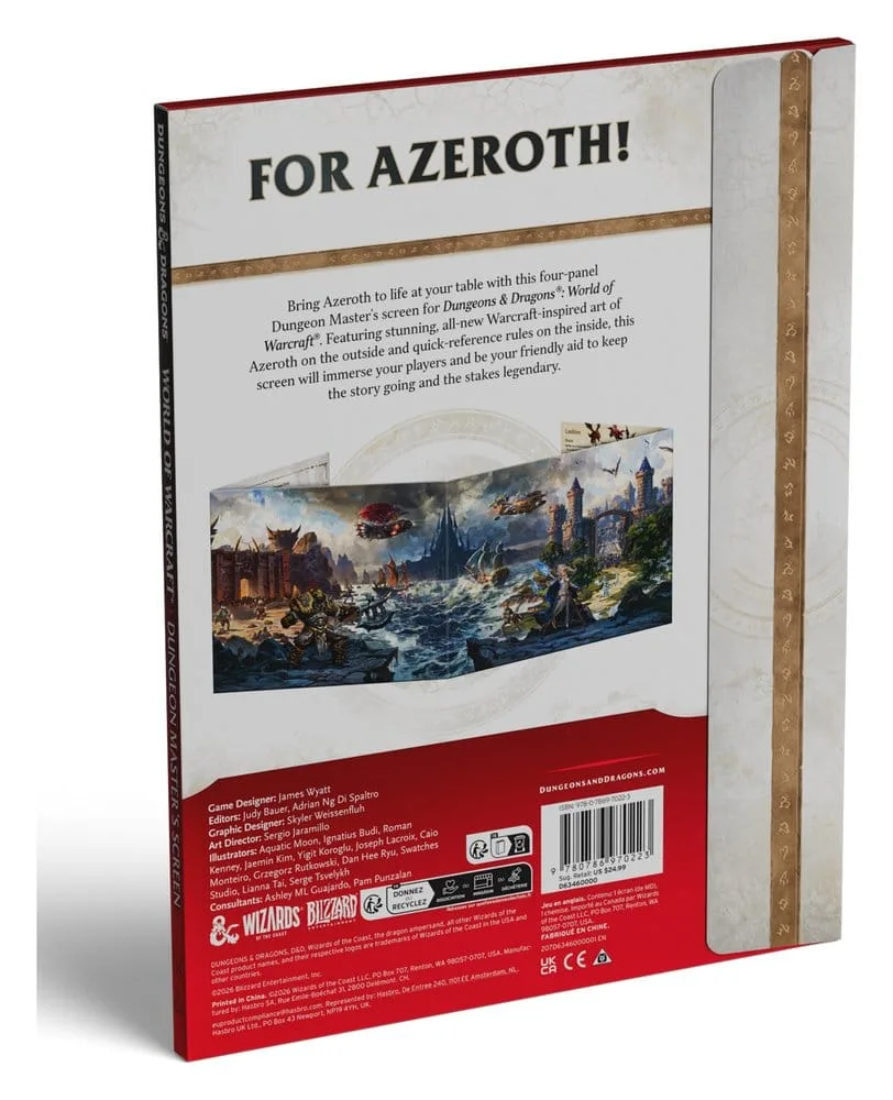D&D World of Warcraft Spielleiterschirm – Englische Ausgabe 13