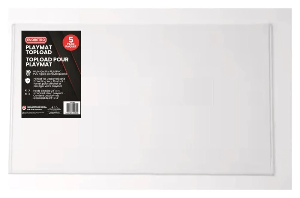 Evoretro Playmat Holders – Topload 5-Pack 61 x 36 cm