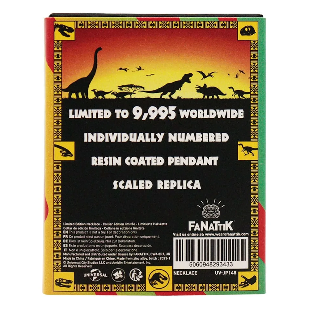 Jurassic Park Replica Necklace – Amber Mosquito Limited Edition 7