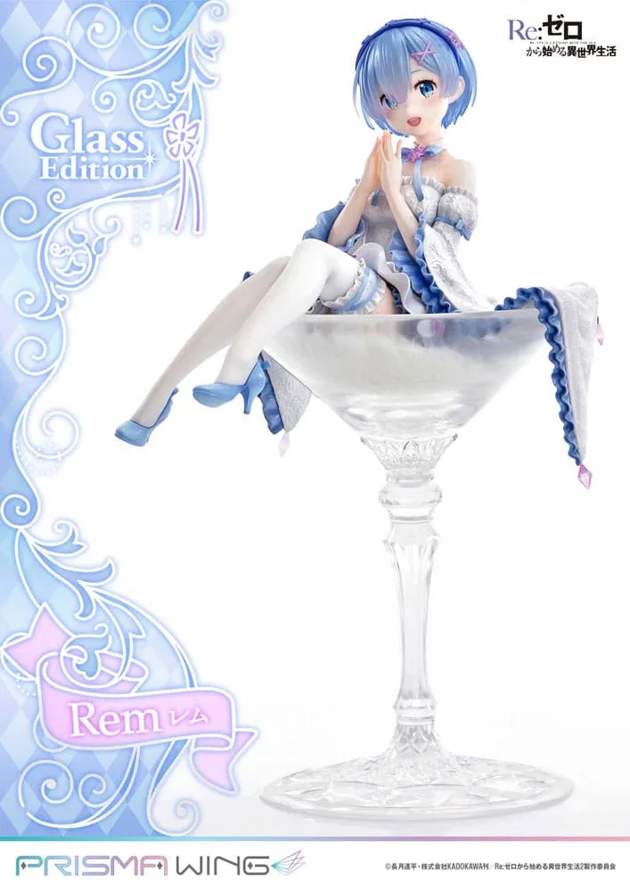 Re:Zero PVC Statue – Rem Glass Edition 1/7 Scale 23 cm