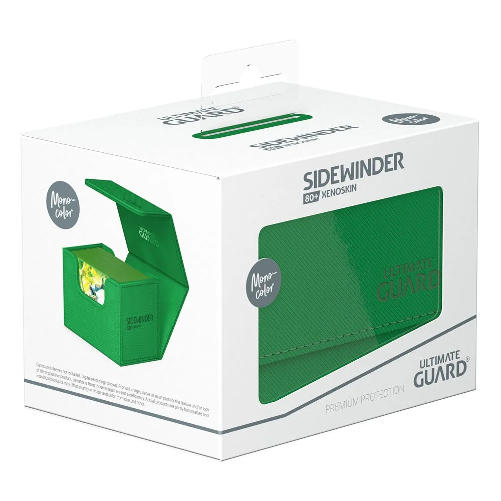 Ultimate Guard Deck Box – Green Sidewinder 80+ Xenoskin 6