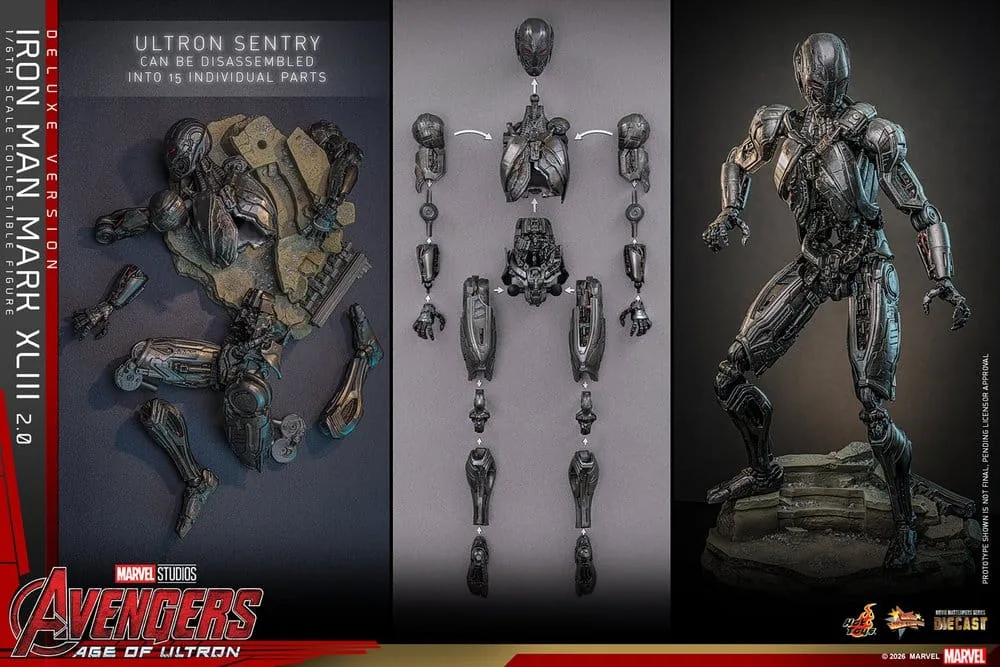 Avengers Action Figure – Iron Man Mark XLIII 2.0 Deluxe 32 cm 24