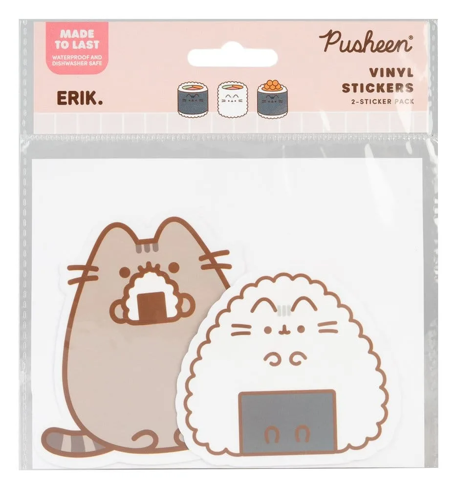 Pusheen Vinyl Stickers – Sushi Roll Vol. 3 Set of 2