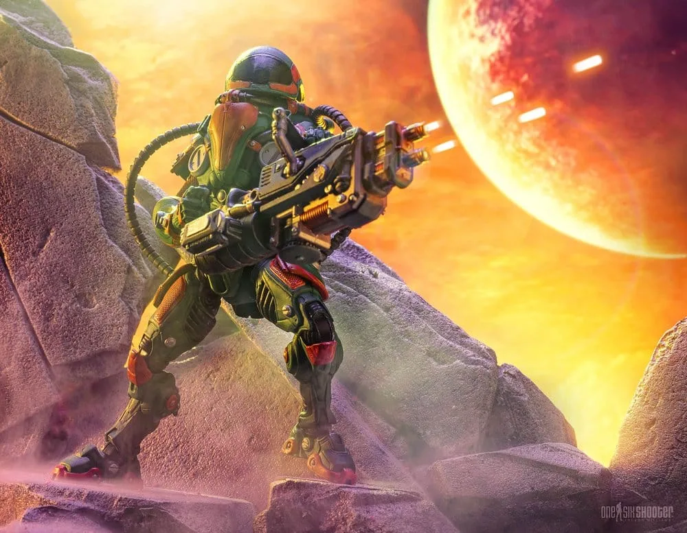 Cosmic Legions Action Figure – T.U.5.C.C. Heavy Gunner 8