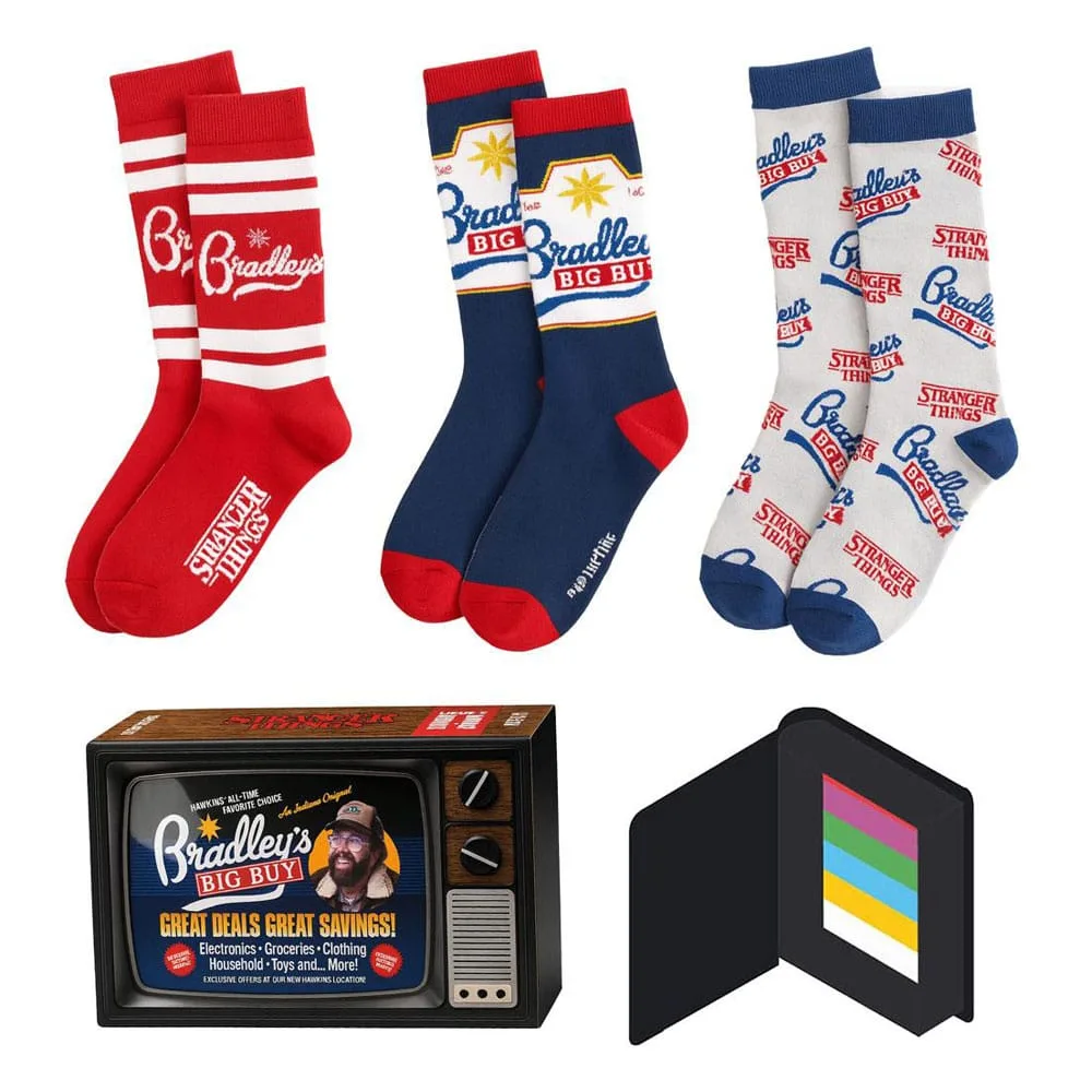 Stranger Things Socks – Bradley's Big Buy 3-Pack EU 38–45