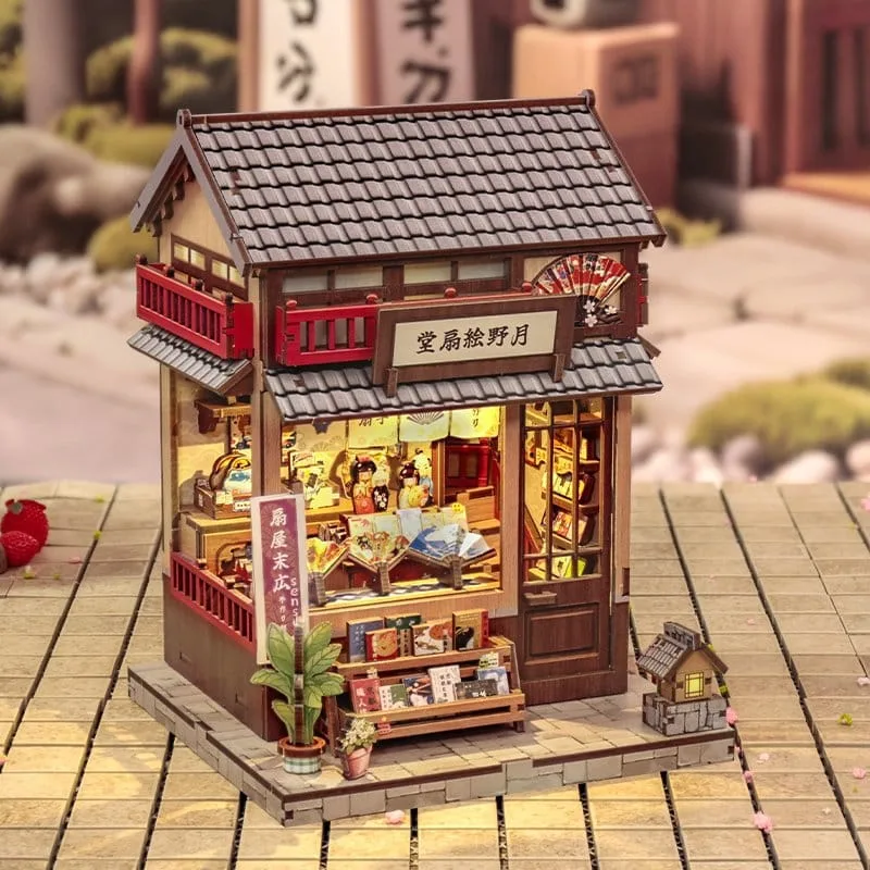 Miniatuurhuisje Bouwpakket – Tsukino Eogi-dou 19 x 14 cm 15