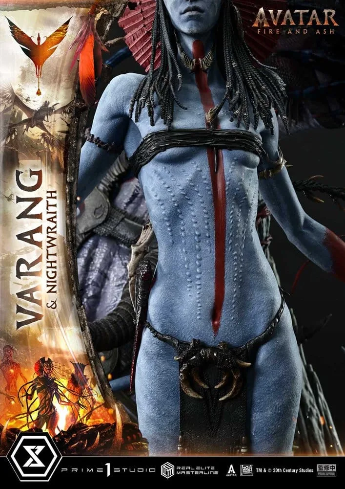 Avatar: Fire and Ash beeld – Varang & Nightwraith 96 cm 11