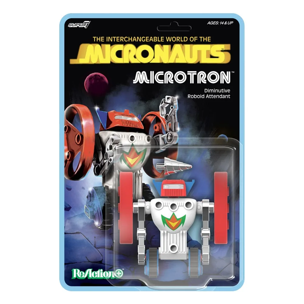 Micronauts Action Figure – ReAction+ Microtron 9 cm 2