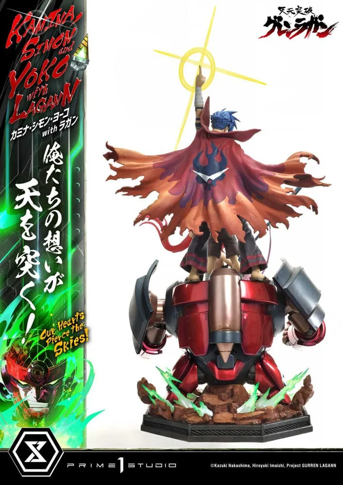 Gurren Lagann Statue – Team with Lagann Deluxe Bonus 1/4 97 cm 6