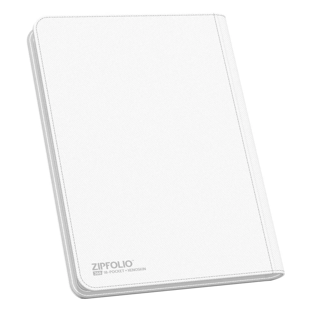 Ultimate Guard Card Binder – White Zipfolio 360 Xenoskin 4