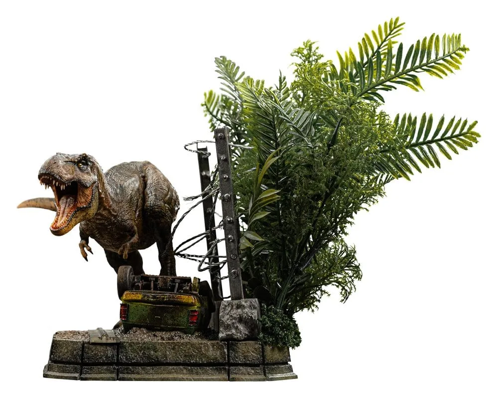 Jurassic Park Statue – Icons T-Rex Breakout Set A 17 cm 4