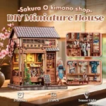 Miniatuur Bouwpakket – Sakura O Kimono Shop 19 x 14 cm 12