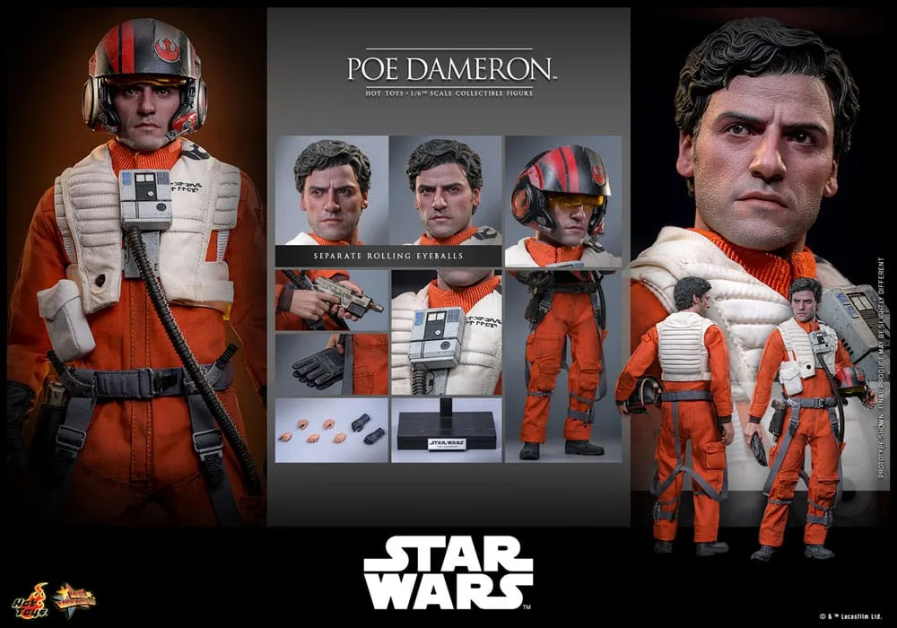 Star Wars Action Figure – Poe Dameron 1/6 Scale 30 cm 20