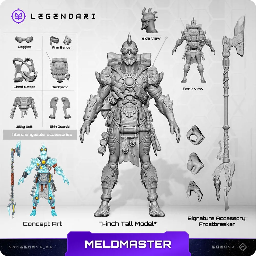 Legendari Action Figure – Meld Master 1/10 18 cm 4
