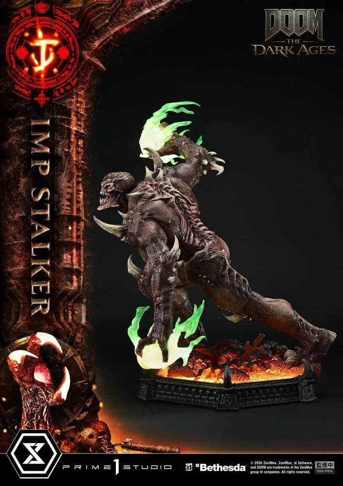 DOOM The Dark Ages Statue – Imp Stalker Bonus Version 77 cm 8
