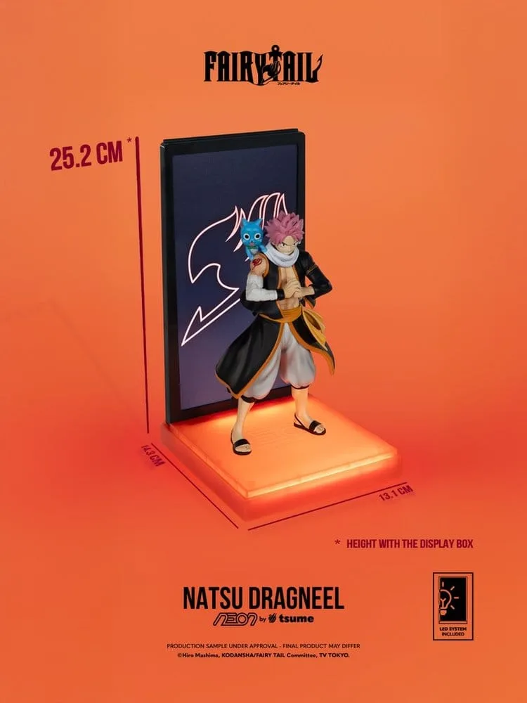 Fairy Tail beeld – NEON Natsu Dragneel 1/9 25 cm 5