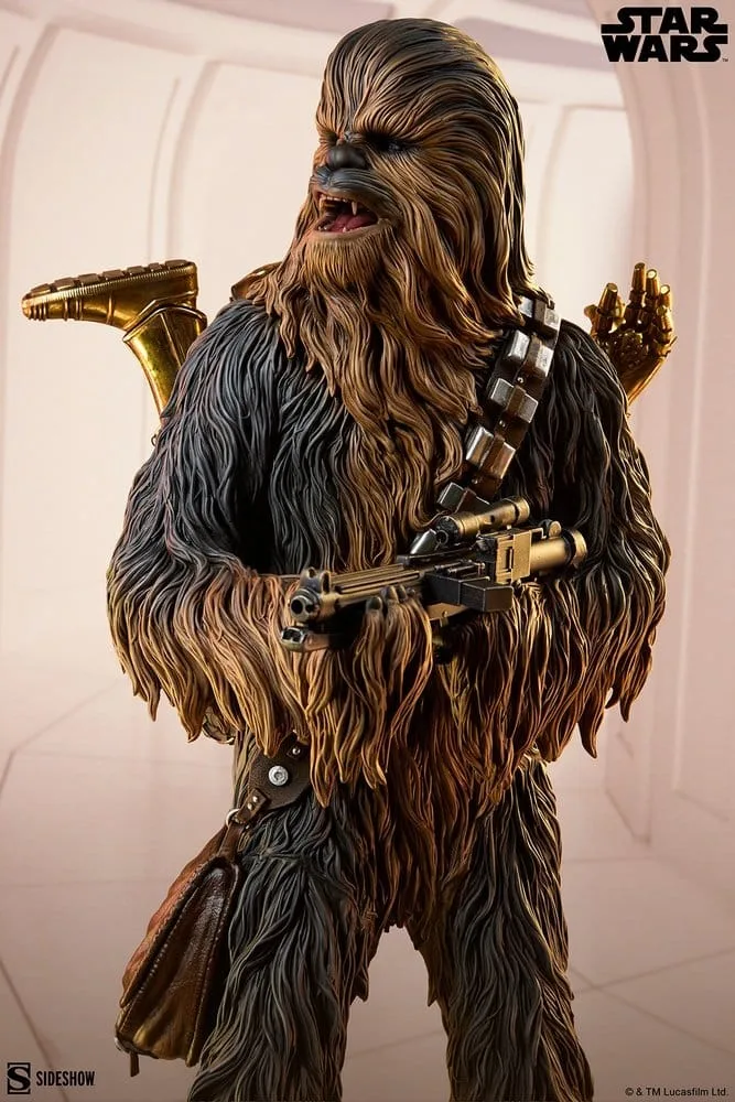 Star Wars Statue – Chewbacca and C-3PO Premium Format 63 cm 5