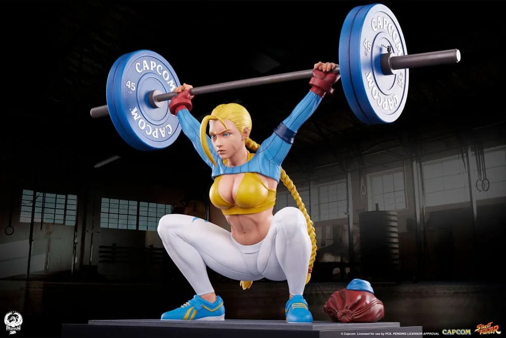Street Fighter Statue – Cammy Powerlifting Alpha 41 cm 2