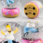 The Simpsons Schneekugel – Homer Simpson mit Donut 10 cm 3