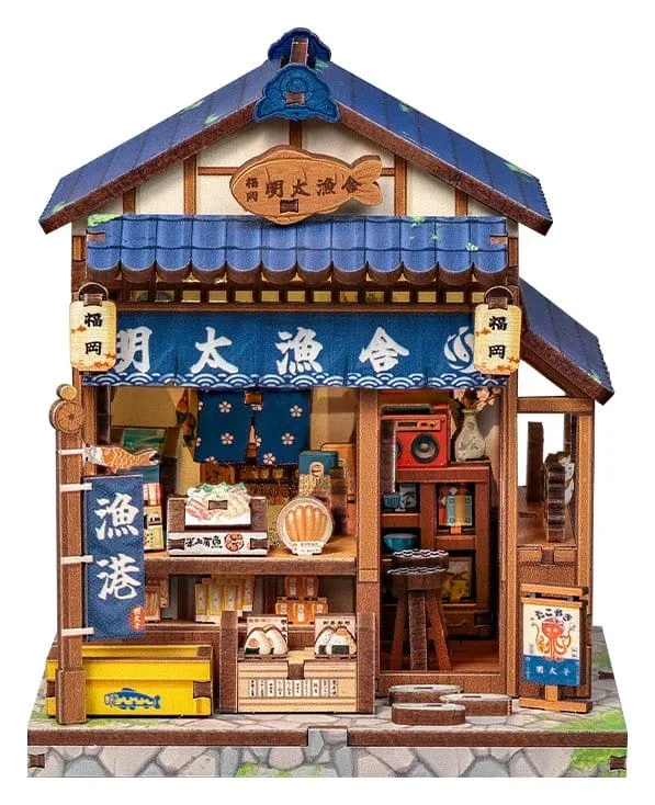 Fukuoka Mentaiko Kitchen Model Kit – Miniature House 11 x 9 cm 5