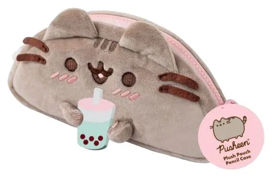 Pusheen Plush Pencil Case – Sips Display of 12