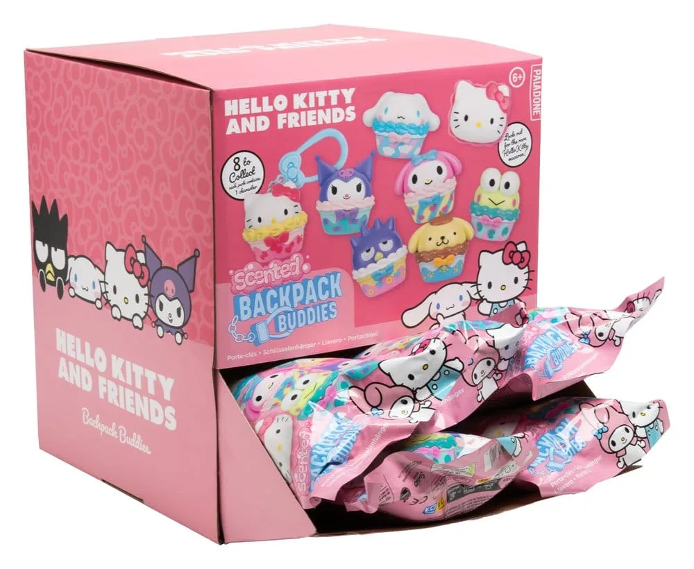 Sanrio Bag Clip Display – Hello Kitty Sweet Treats 24 Blind Boxes