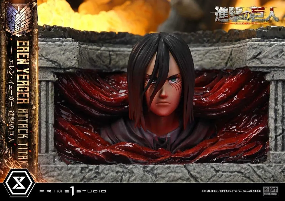 Attack on Titan Statue – Eren Yeager Attack Titan 81 cm 14